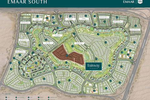 Вилла с 4 спальнями в EMAAR South, ОАЭ №279 23