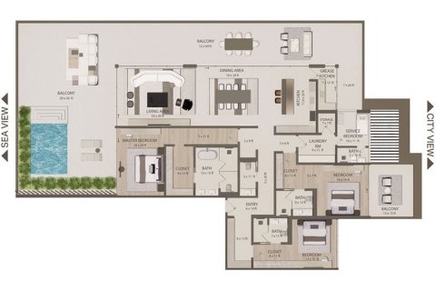 1 bedroom Apartment in Dubai, UAE No. 153550 15