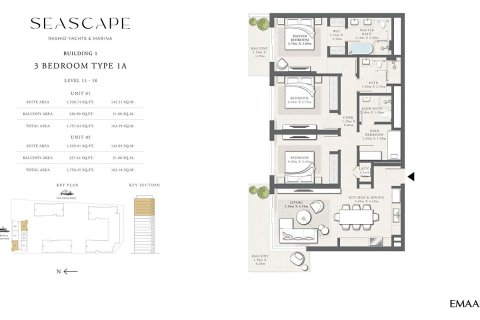 Apartment de 1 dormitorio en Mina Rashid, UAE No. 153725 4