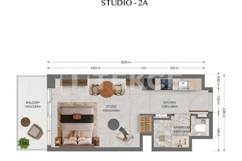 Квартира с 2 спальнями в Dubai Land, ОАЭ №208444 29