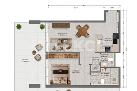 Квартира с 2 спальнями в Dubai Land, ОАЭ №208444 25
