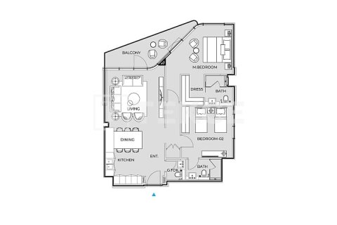 Appartement de 3 chambres à Dubai, UAE No. 127533 19