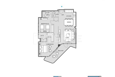 Appartement de 3 chambres à Dubai, UAE No. 127533 23