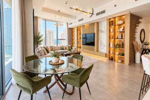 Apartment de 3 dormitorios en Dubai Marina, UAE No. 221681
