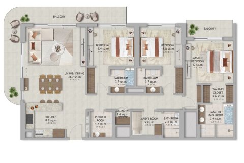 Apartment de 1 dormitorio en Dubai Land, UAE No. 153404 19