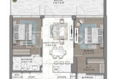 Apartment de 2 dormitorios en DAMAC Hills (Akoya by DAMAC), UAE No. 203568 18