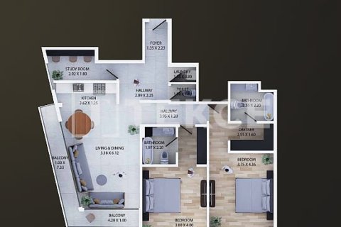 Apartment de 1 dormitorio en Majan, UAE No. 213261 20