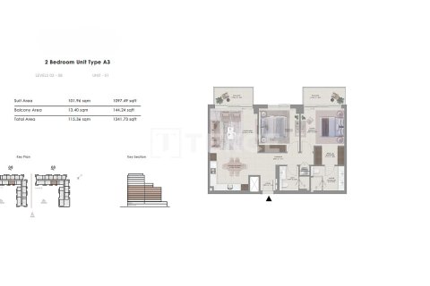 Apartment de 3 dormitorios en Mina Rashid, UAE No. 136227 18