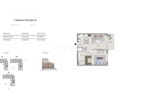 Apartment de 3 dormitorios en Mina Rashid, UAE No. 136227 16