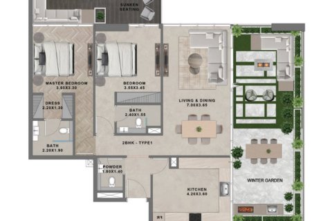 1 bedroom Apartment in Al Furjan, UAE No. 153609 5
