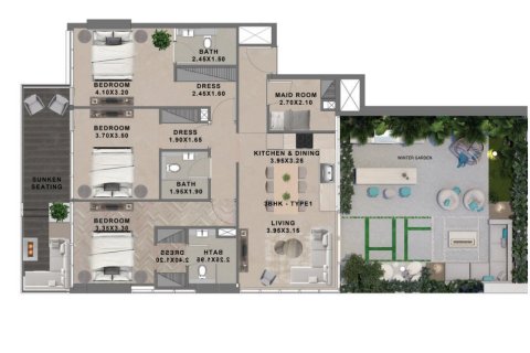 1 bedroom Apartment in Al Furjan, UAE No. 153609 6