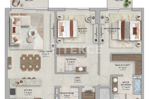 Квартира с 3 спальнями в Dubai Land, ОАЭ №55971 23