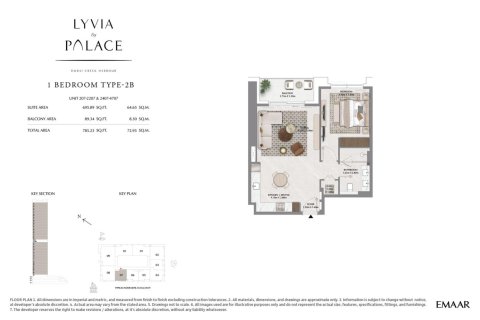1 غرف نوم شقة في Dubai Creek Harbour, الإمارات العربية المتحدة رقم 153524 3