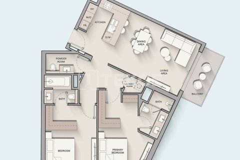 Apartment de 2 dormitorios en City of Arabia, UAE No. 151513 4