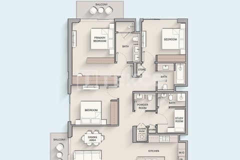 Apartment de 2 dormitorios en City of Arabia, UAE No. 151513 3