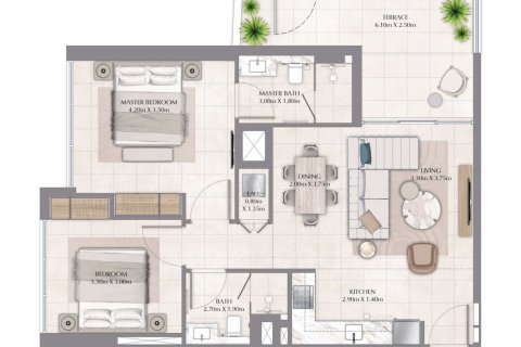 Appartement de 1 chambre à Business Bay, UAE No. 153756 7