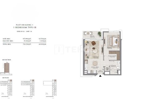 Apartment de 3 dormitorios en Dubai, UAE No. 136234 15