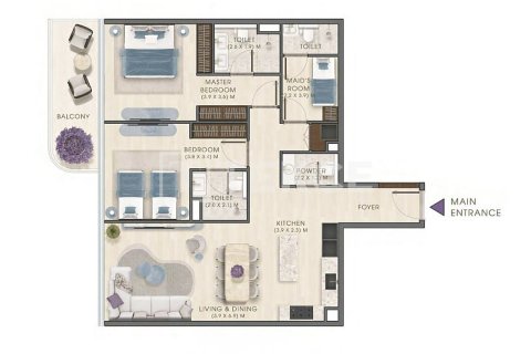 4 bedrooms Duplex in Dubai, UAE No. 205643 24
