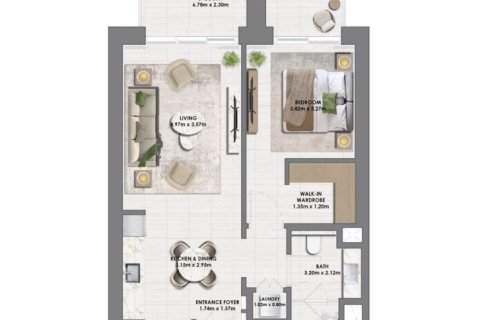 Apartment de 1 dormitorio en Downtown Dubai (Downtown Burj Dubai), UAE No. 153787 7