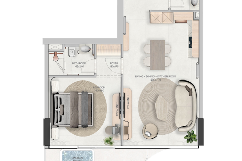 Apartment de 1 dormitorio en Dubai, UAE No. 153508 14