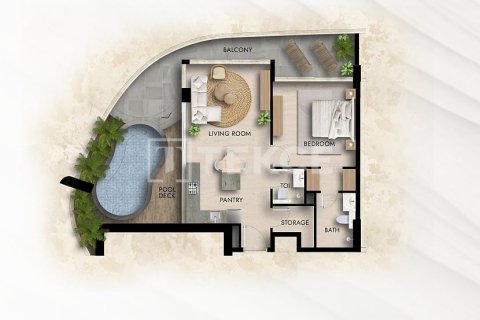 Apartment de 1 dormitorio en Arjan, UAE No. 143991 23