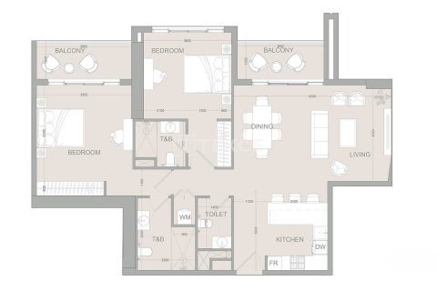 Apartment de 2 dormitorios en Dubai Sports City, UAE No. 213389 17