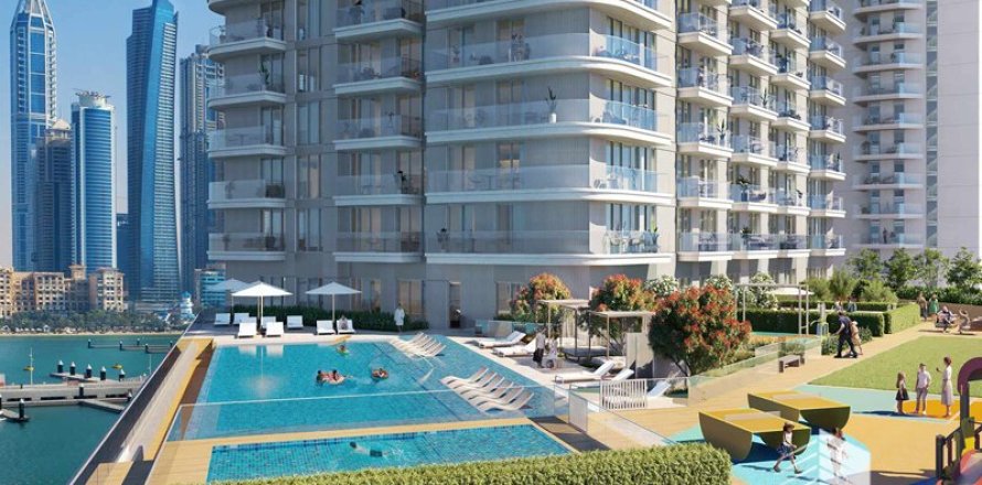 Квартира с 2 спальнями в EMAAR Beachfront, ОАЭ №7872