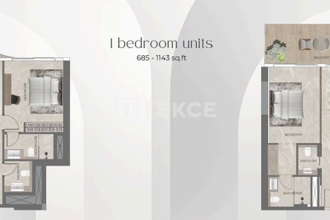 Appartement de 1 chambre à Dubai, UAE No. 143222 28