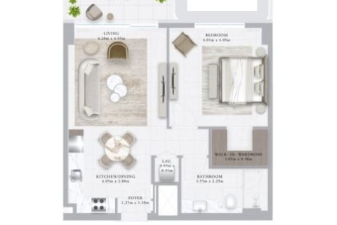 Apartment de 1 dormitorio en Mina Rashid, UAE No. 153769 5
