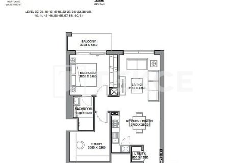 Квартира с 1 спальней в Meydan, ОАЭ №10746 16