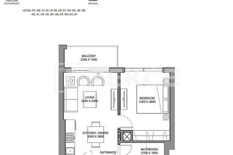 Квартира с 1 спальней в Meydan, ОАЭ №10746 14