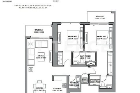 Квартира с 1 спальней в Meydan, ОАЭ №10746 18