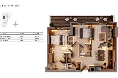 2 bedrooms Apartment in Dubai Land, UAE No. 216840 24