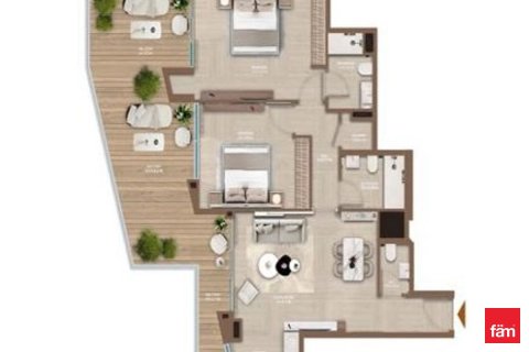 Appartement de 2 chambres à Al Jaddaf, UAE No. 166909 11