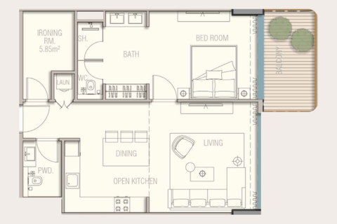1 bedroom Apartment in Dubai, UAE No. 153457 13