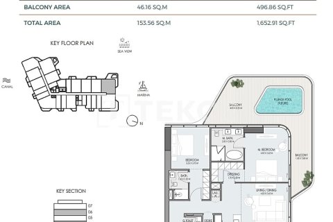 Appartement de 2 chambres à Dubai, UAE No. 120194 28