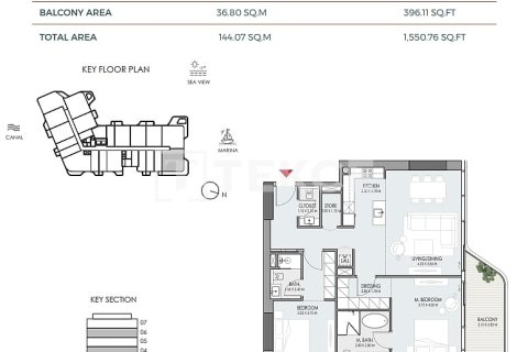 Appartement de 2 chambres à Dubai, UAE No. 120194 30