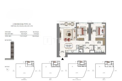 Apartment de 3 dormitorios en Dubai, UAE No. 135982 23