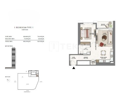Apartment de 3 dormitorios en Dubai, UAE No. 135982 12