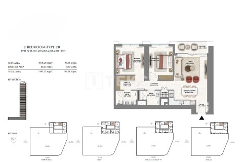 Apartment de 3 dormitorios en Dubai, UAE No. 135982 24
