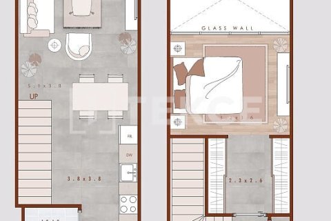 Duplex de 2 dormitorios en Jumeirah Village Circle, UAE No. 106052 18