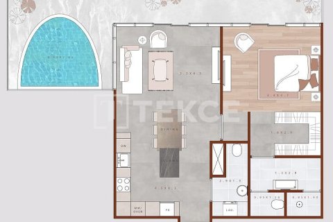 Duplex de 2 dormitorios en Jumeirah Village Circle, UAE No. 106052 17