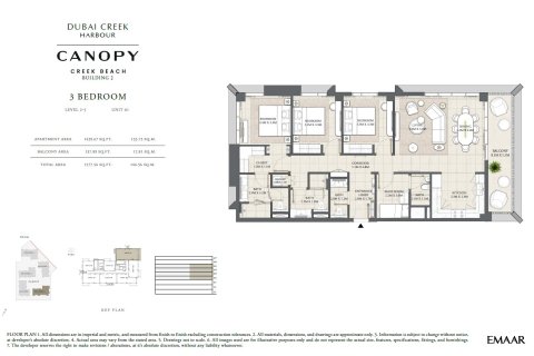 Appartement de 3 chambres à Dubai Creek Harbour (The Lagoons), UAE No. 219358 31