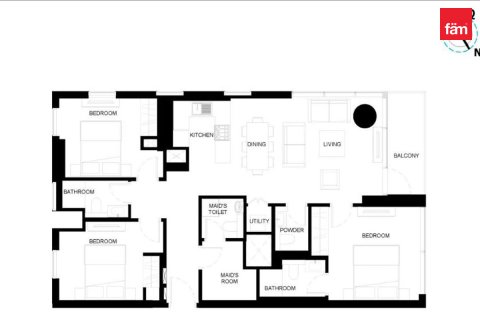 Apartment de 3 dormitorios en Dubai, UAE No. 213208 11
