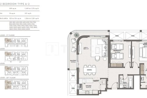 Appartement de 3 chambres à Jumeirah Village Circle, UAE No. 162915 4