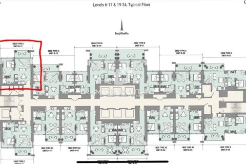 Appartement de 1 chambre à Business Bay, UAE No. 40671 12