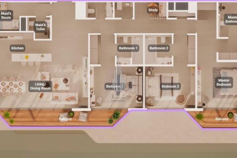 3 bedrooms Apartment on the Saadiyat Cultural District, UAE No. 55933 12