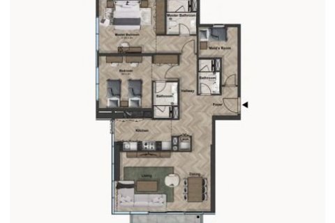 Квартира студия в Dubai Sports City, ОАЭ №153612 16