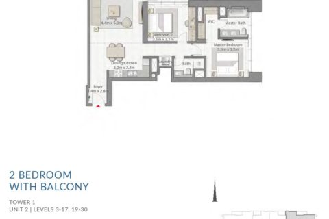1 غرف نوم شقة في Dubai Creek Harbour, الإمارات العربية المتحدة رقم 153728 5