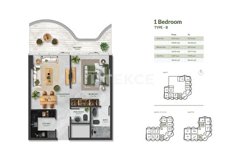 2 bedrooms Apartment in Al Marjan Island, UAE No. 144722 15